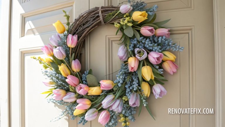 15 Breathtaking Spring Floral Wreath Ideas to Brighten Your Home